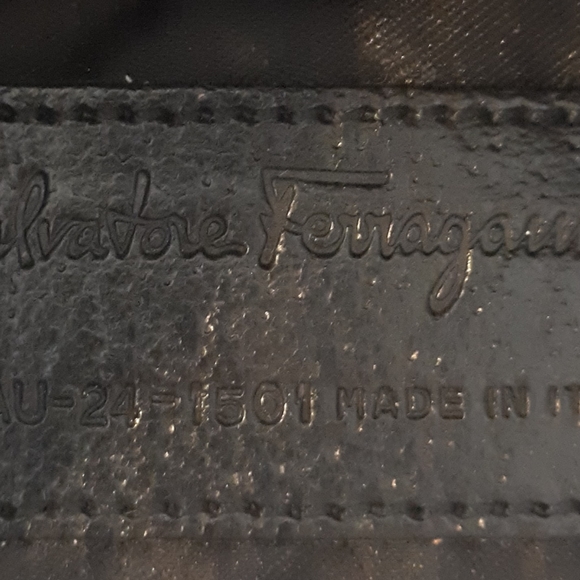 Salvatore ferragamo RARE vtg leather pouch clutch - Picture 3 of 8